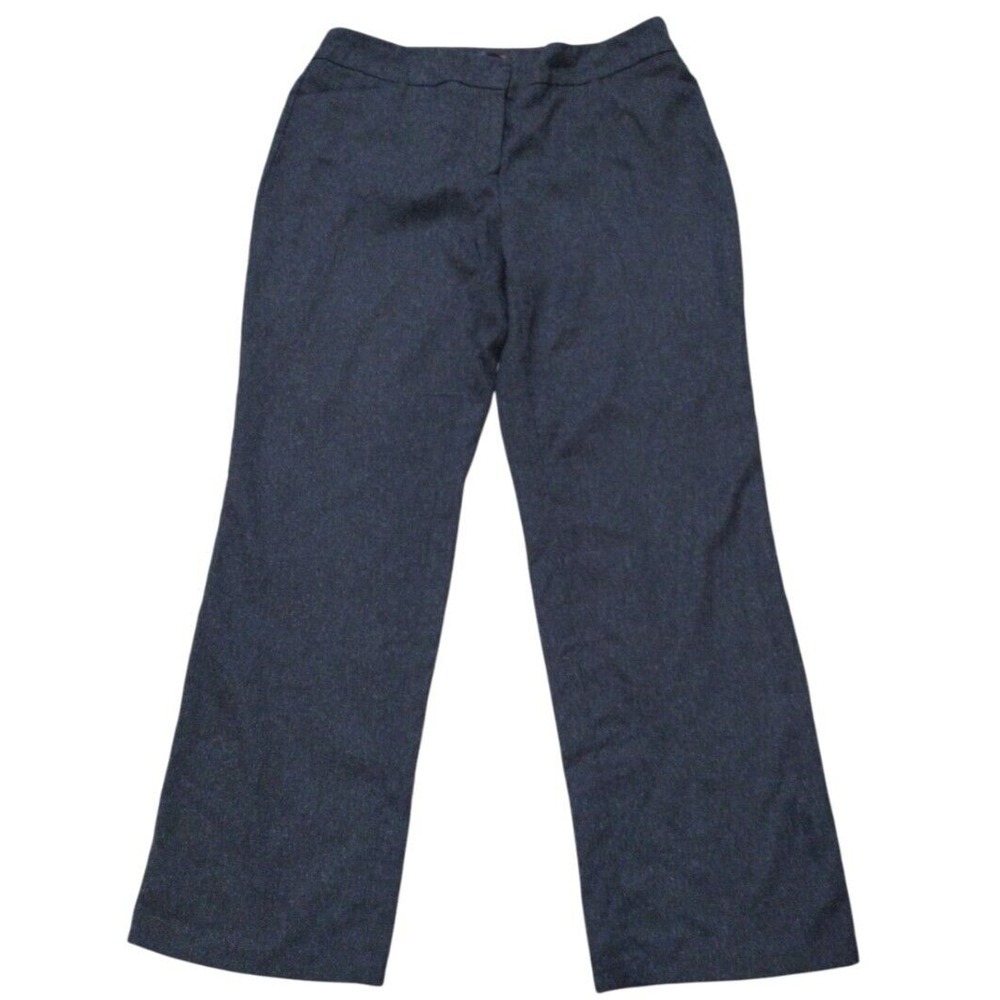 Rafaella‎ Pants Women 12 Regular Black Modern Comfort Stretch Casual Office